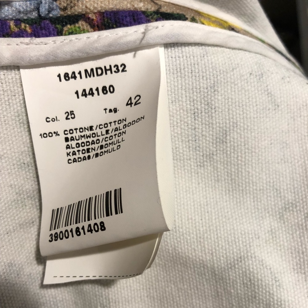 NWOT MSGM Floral Biker Jacker 💥 - Picture 8 of 8